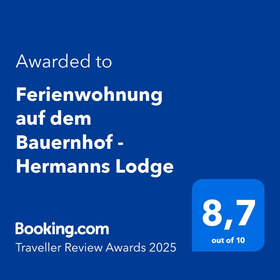Ferienwohnung Auf Dem Bauernhof - Hermanns Lodge Strassenhaus 外观 照片